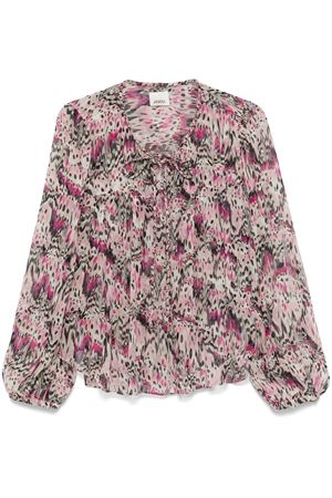 Blusa in seta con stampa butterfly ISABEL MARANT | HT0078FBC2J05I40PK